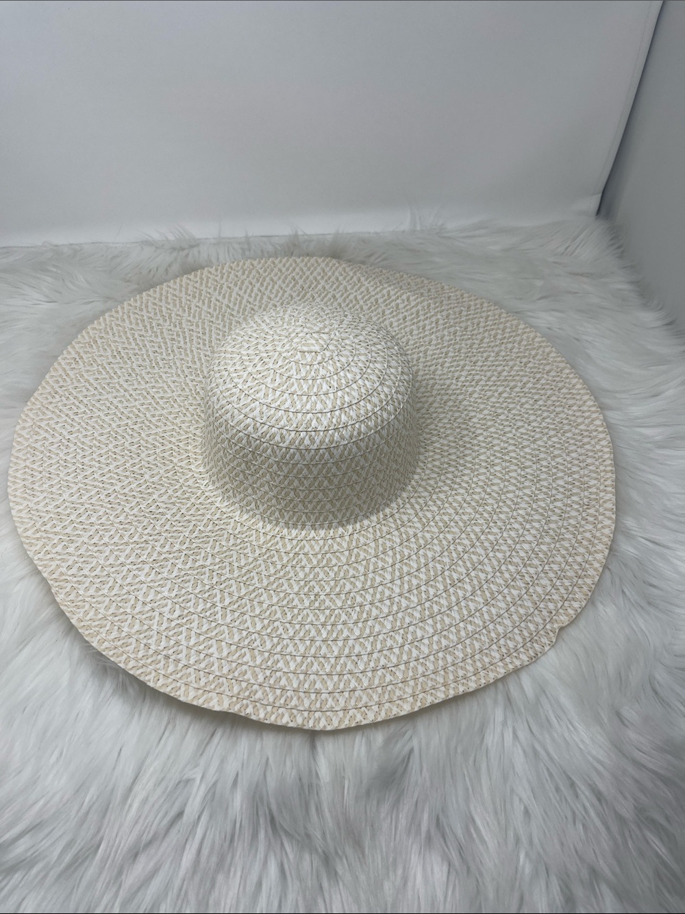 3-Pack Women’s Wide Brim Floppy Sun Hats Black Cream Tan - Picture 5 of 7